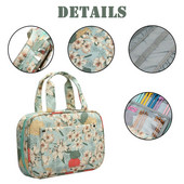 Geantă de tote de tricotat Dimensiune perfectă, fire de croșetat, accesorii de depozitare, organizator de ac de tricotat, pungă de depozitare pentru cusut, suport pentru bricolaj, tricotat