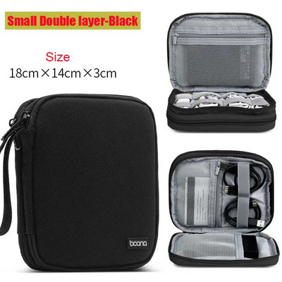 Prenosné káblové digitálne úložné puzdro, organizér, USB gadgety, káble, nabíjačka, batéria, taška, cestovné príslušenstvo, organizér, taška
