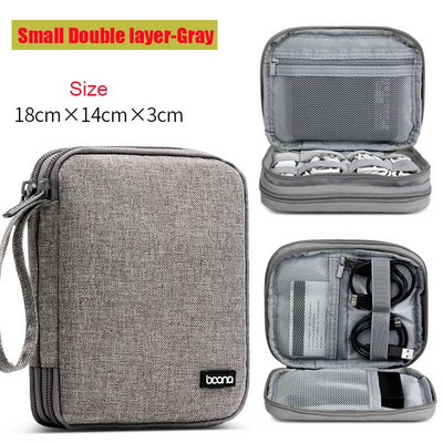 Prenosné káblové digitálne úložné puzdro, organizér, USB gadgety, káble, nabíjačka, batéria, taška, cestovné príslušenstvo, organizér, taška