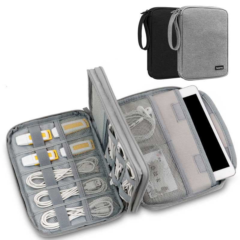 Prenosné káblové digitálne úložné puzdro, organizér, USB gadgety, káble, nabíjačka, batéria, taška, cestovné príslušenstvo, organizér, taška