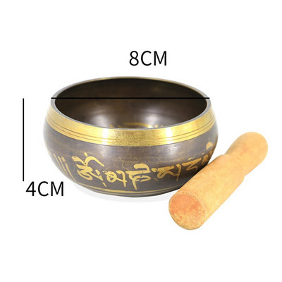 Nepal Tibetanska zdjela za pjevanje Himalajska budistička joga meditacija Tibetanska zdjela za pjevanje joga zdjela za meditaciju brončano zvono čupanje za uho
