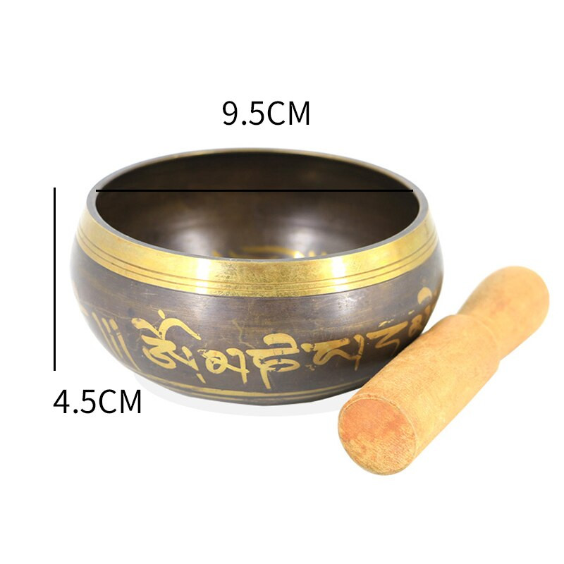 Nepálska tibetská spievajúca misa, himalájska budhistická joga, meditácia, tibetská spievajúca misa, misa na jogu, bronzová zvonkohra, vyberanie uší