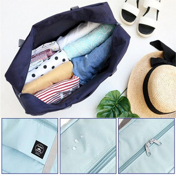 Нова найлонова сгъваема пътна чанта Унисекс чанта с голям капацитет Багаж Дамски водоустойчиви чанти Мъжки пътни чанти Чанти за съхранение