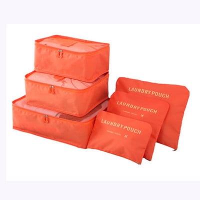 6 vnt./rinkinys Kelioniniai daiktadėžės krepšeliai Namų Tvarkykla drabužiams Bagažinė Batai Pakavimo kubas Tvarkykla Drabužių spinta Lagaminas Tvarkingas maišelis