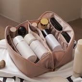 Prenosná cestovná kozmetická taška pre ženy, kozmetický organizér, vodotesná veľkokapacitná make-up taška, úložné puzdro na make-up pre ženy