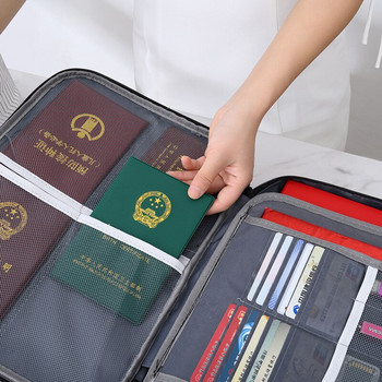 Αδιάβροχες τσάντες Αδιάβροχη θυρίδα ασφαλείας μετρητών Σετ τσάντα οργάνωσης τσάντα Αποθήκευση εγγράφων για τιμαλφή-κλειδιά νομίσματος Κάρτα διαβατήριο Χρηματοκιβώτιο σπιτιού