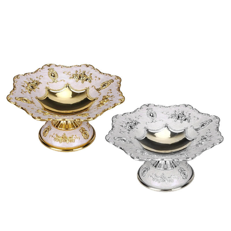 Puuviljakandik suupistenõu magustoiduks Puuviljalaua tarvikud Kodukaunistused Kuldsed kingitused