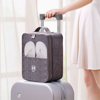 Преносима чанта за съхранение на обувки за пътуване Водоустойчив органайзер за съхранение Куфар Аксесоари 3-слойна подредена торбичка за мъже, жени
