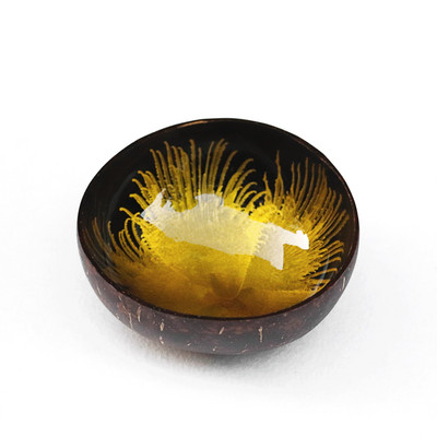 Vietnami stiilis veranda võtmehoidik, maalitud kookospähkli koorega kauss koorega kookospähkli kauss kodukaunistuse hoiukauss