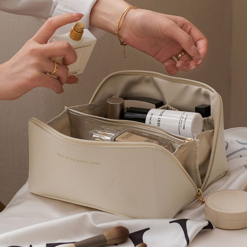 Geantă cosmetică pentru femei Geantă cosmetică de călătorie cu fermoar Geantă cosmetică de călătorie Geantă cosmetică pentru depozitare pentru femei