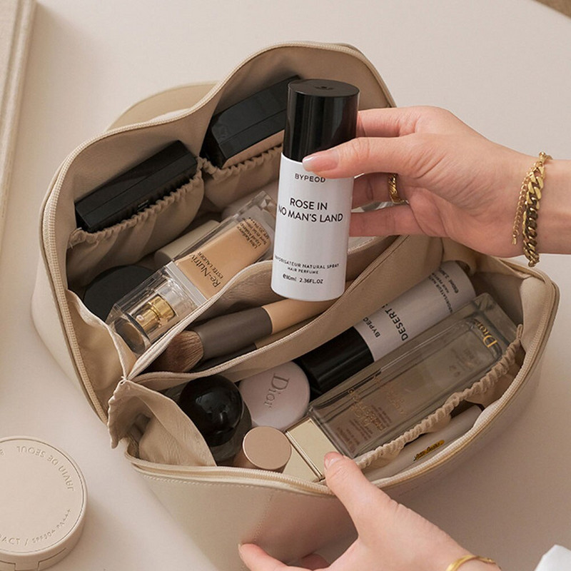 Geantă cosmetică pentru femei Geantă cosmetică de călătorie cu fermoar Geantă cosmetică de călătorie Geantă cosmetică pentru depozitare pentru femei