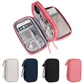Prenosná taška, organizér, káble, nabíjačka, digitálny USB gadget, powerbanka, taška, gadgety, káble, káble, organizér, cestovné príslušenstvo