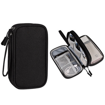 Prenosná taška, organizér, káble, nabíjačka, digitálny USB gadget, powerbanka, taška, gadgety, káble, káble, organizér, cestovné príslušenstvo