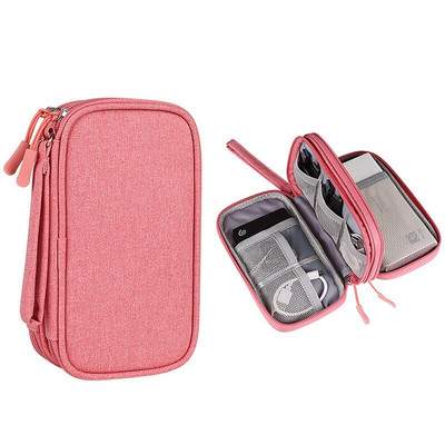 Prenosná taška, organizér, káble, nabíjačka, digitálny USB gadget, powerbanka, taška, gadgety, káble, káble, organizér, cestovné príslušenstvo