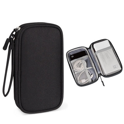Prenosná taška, organizér, káble, nabíjačka, digitálny USB gadget, powerbanka, taška, gadgety, káble, káble, organizér, cestovné príslušenstvo