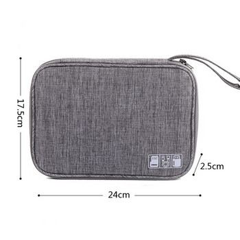 Portable Digitals Organizer Τσάντα πολλαπλών λειτουργιών Θήκη Ακουστικών Κινητού Τηλέφωνου Καλώδιο δεδομένων U Disk Charger Storage Bag Kit Bags Νέα