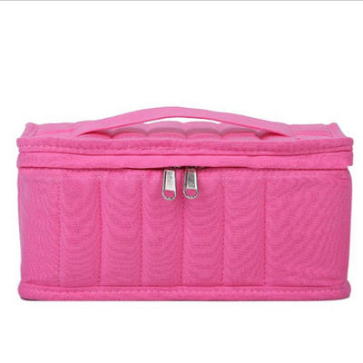 38 butelių eterinio aliejaus nešiojimo dėklas, didelės talpos smūgiams atsparus kelioninis nešiojamasis laikiklis nagų lako laikymo krepšys