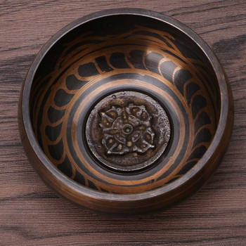 Buddhism Tibetan Singing Bowl Set Yoga Copper Chakra Διαλογισμός Δώρο για Υπνοδωμάτιο στο σπίτι Διακόσμηση επιφάνειας εργασίας σαλονιού