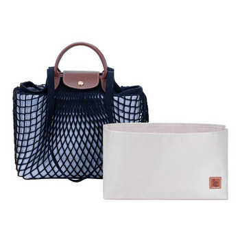 За Longchamp FILT Net Shopper Bag Филцова чанта Органайзер Дамска чанта за пътуване Inner Shaper Tote Bag Linner Storage Divider