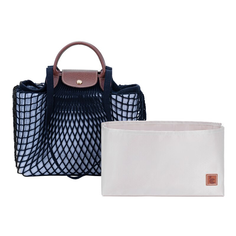 Pentru Longchamp FILT Net Shopper Geantă din pâslă Poșetă Insert Organizator Femei Călătorie Geantă de mână Interior Shaper Tote Bag Căptușeală Despărțitor de depozitare