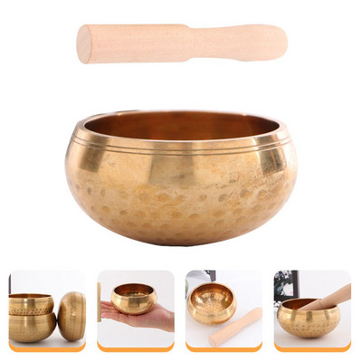 1 σετ Sing Bowl Delicate Useful Yoga Room Betty Sound Bowl Χάλκινο μπολ τραγουδιού για διαλογισμό Δωμάτιο γιόγκα