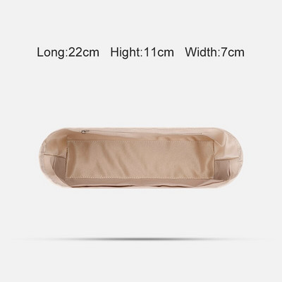 Se potrivește pentru Kelly 25 28 32 Organizator cu clapetă din pânză satinată pentru geantă de machiaj Organizator pentru genți de mână de călătorie Genți portabile pentru cosmetice