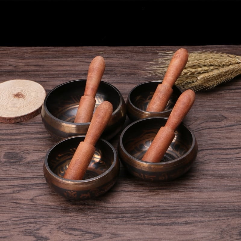 8 cm/8,5 cm/9,5 cm/10,5 cm budhizmus tibetská spievajúca misa ručne tepaná joga medená čakra meditácia darček dropshipping