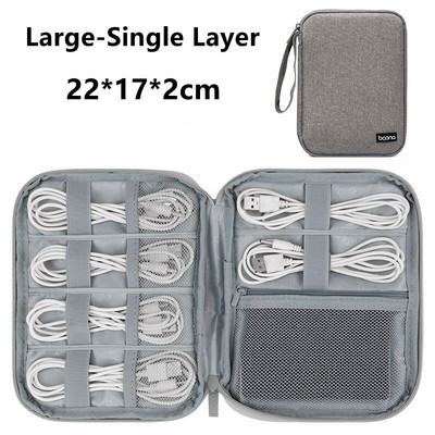 Prenosné cestovné USB dátové káble, úložné tašky, digitálne iPad slúchadlá, nabíjací kábel, powerbanka, sada, zipsové úložné puzdro, domáci organizér