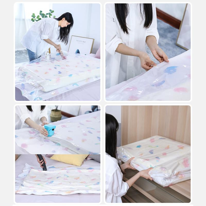 Vakuuminis čiužinio krepšys namų čiužinio laikymo krepšys Kelioninis sulankstomas pakavimo krepšys didelės talpos, tinka čiužiniui ir drabužiams