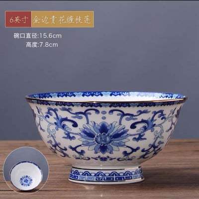 1 db 6 hüvelykes tésztatál kínai Jingdezhen Famille rózsa porcelán arany szélű kedvező dizájn tál dekoratív étkészlet