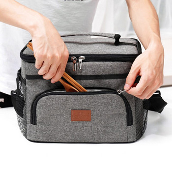 Τσάντα μεσημεριανού γεύματος οικιακής χρήσης Μονωτική τσάντα για πικνίκ εξωτερικού χώρου Αδιάβροχη μονωτική τσάντα αυτοκινήτου Thickened Bento Lunch Bag