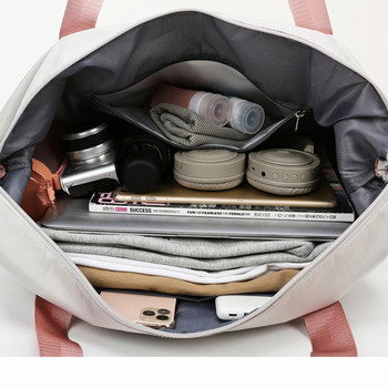 Модни сгъваеми пътни чанти с голям капацитет Водоустойчива дамска чанта Oxford Tote Пътни чанти Дамски многофункционални чанти за фитнес