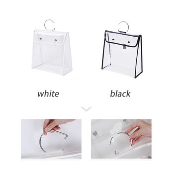 Κάλυμμα σκόνης τσάντας Κρεμαστή τσάντα Organizer Ντουλάπα Ντουλάπα Διαφανής θήκη αποθήκευσης TPU Protector Τσάντα σκόνης για Handbag Luxury