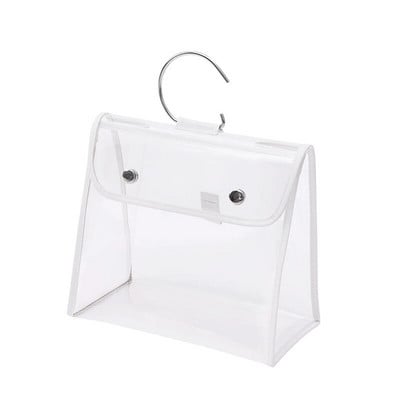 Rankinės dulkių dangtelis pakabinamas krepšys, spinta spinta, skaidrus laikymo maišelis TPU apsauginis dulkių maišelis, skirtas prabangiai rankinei