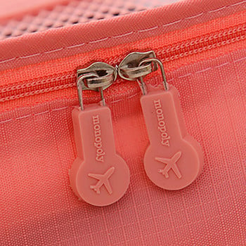 6τμχ Σετ τσάντα αποθήκευσης ταξιδιού Γυναικεία τσάντα μακιγιάζ Βαλίτσα οργάνωσης αποσκευών Τσάντα για ρούχα Εσώρουχα Κάλτσες Παπούτσια Τσάντα αποθήκευσης