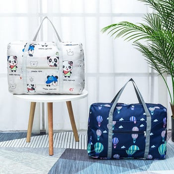 Сгъваема чанта за съхранение на дрехи за пътуване с голям капацитет Водоустойчива чанта за багаж Преносими куфари Органайзер за багаж Дамски чанти