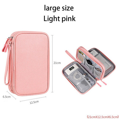 Prenosná úložná taška, organizér, sada, powerbanka, puzdro na kartu, digitálny USB dátový kábel, puzdro na gadget, U disk, nabíjačka na slúchadlá, cestovné tašky