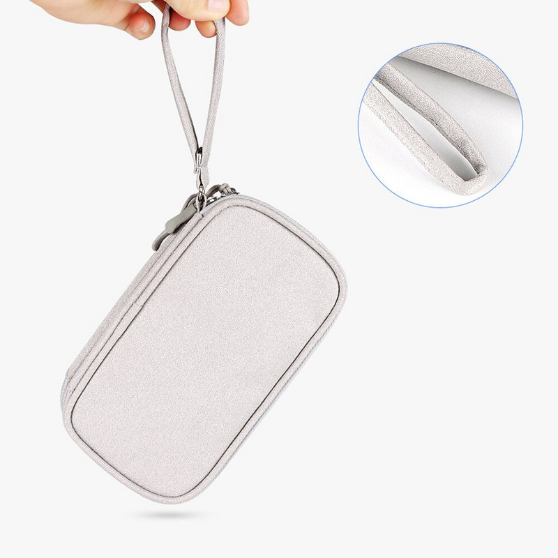 Prenosná úložná taška, organizér, sada, powerbanka, puzdro na kartu, digitálny USB dátový kábel, puzdro na gadget, U disk, nabíjačka na slúchadlá, cestovné tašky