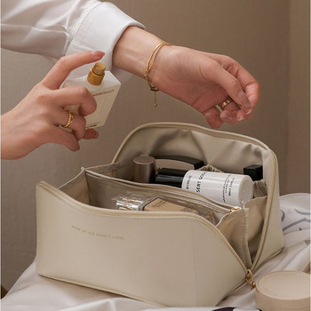 Нова облачна козметична чанта Пътна чанта за пране Преносима възглавница Чанта за съхранение на грим Тоалетни принадлежности Органайзер Дамски чанти