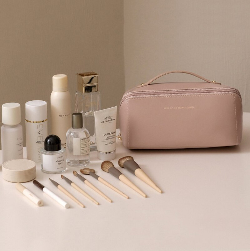 Nová prenosná cestovná kozmetická taška s veľkou kapacitou, dievčenská make-up taška, organizér na toaletné potreby, dámske kozmetické puzdrá