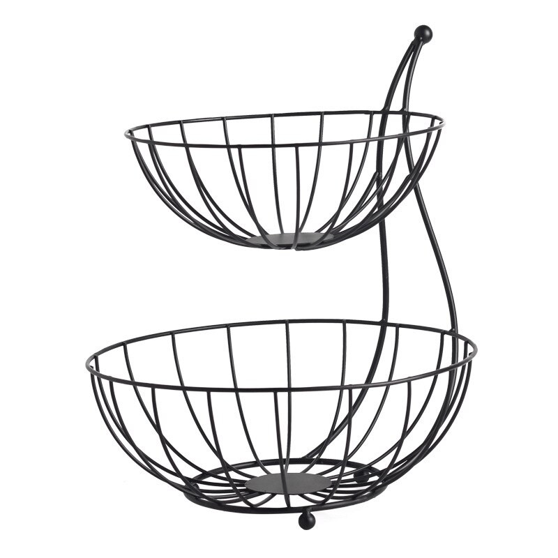 Laikiklis daržovių mažų daiktų krepšelio laikymo užkandžių lentynos vaisių pakopos 2