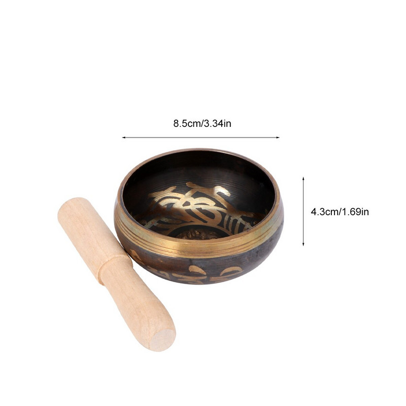 Bol Canto Meditație Set Tibetan Boluri Clopot Mari Cadouri chinezești Cristal Standingtibet Cupru