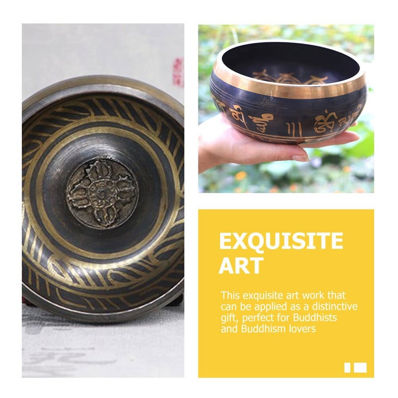 1 rinkinys Tibeto dainuojantis dubuo plaktukas varinis dainuojantis dubuo meditacija jogos dubuo meditaciniam dainavimui