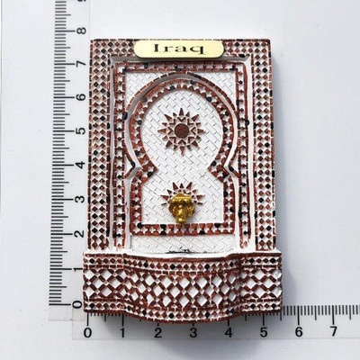 Magneti za hladnjak Suveniri Irak Dubai Kuvajt Naljepnice za hladnjake Bliski Istok Mozaik Turizam Zanati 3D Stol za čišćenje Uređenje doma