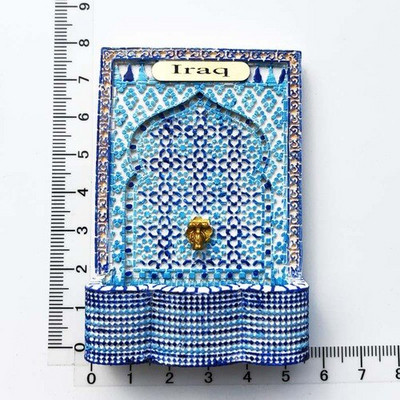 Magneti za hladnjak Suveniri Irak Dubai Kuvajt Naljepnice za hladnjake Bliski Istok Mozaik Turizam Zanati 3D Stol za čišćenje Uređenje doma