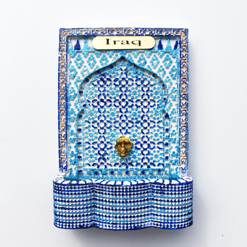 Hűtőmágnesek Emléktárgyak Irak Dubai Kuvait Hűtőszekrény Matricák Közel-Kelet Mozaik Turizmus Kézműves 3D tisztítóasztal Lakberendezés