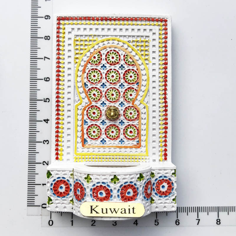Hűtőmágnesek Emléktárgyak Irak Dubai Kuvait Hűtőszekrény Matricák Közel-Kelet Mozaik Turizmus Kézműves 3D tisztítóasztal Lakberendezés