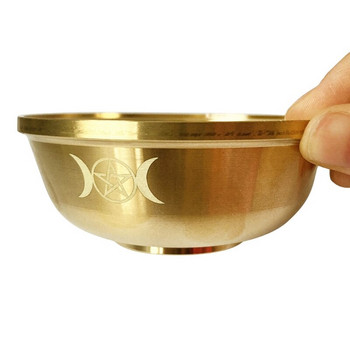 Олтарна купа Ритуал Позлатена посуда Церемония Луна Гадаене Астрологичен инструмент Реквизит за магьосничество Консумативи
