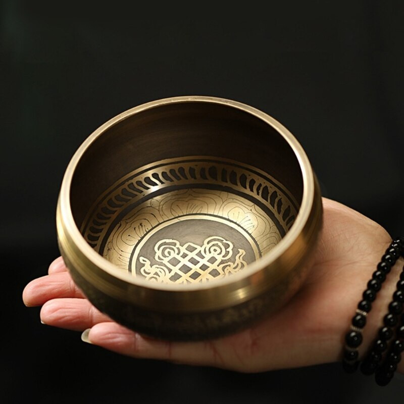 Ručne vyrobená sada zvukových misiek Tibetská modlitebná misa Kovové remeslá Dekorácia do domácnosti Ornament Dekorácie do domácnosti Remeslá