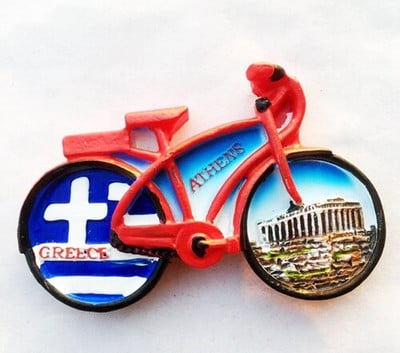 Graikija Santorini Atrakcionai Vaza Dovanų Krepšys 3D Šaldytuvas Šaldytuvas Magnetai Turizmas Suvenyrai Magnetiniai lipdukai Namų apdaila